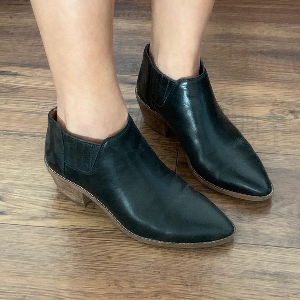Madewell Myles Ankle Boot in Leather